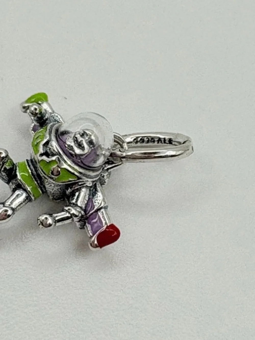 Like new Pandora Disney Pixar Toy Story Buzz Lightyear Dangle Charm Sterling Sil